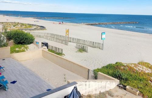 Carnon-Plage Apartment | Studio Vue Mer exceptionnelle Première Ligne Carnon plage