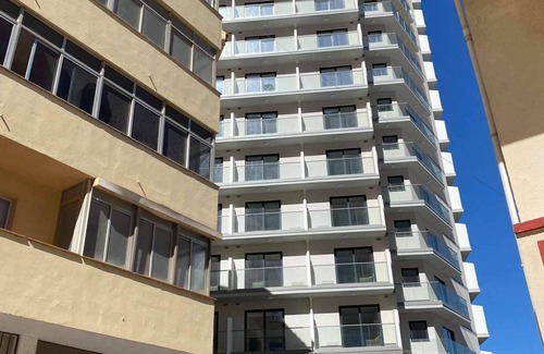 Gibraltar Apartment | Studio with a balcony facing the rock near the beach and city centre