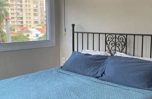Lapa Apartment | Studio with A/C and Pool in Lapa SP