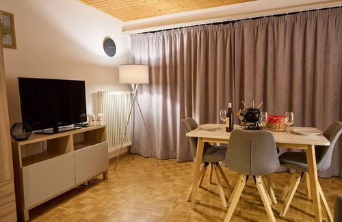 Villars-sur-Ollon Apartment | Studio with a real ski In/out
