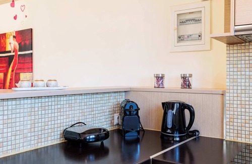 Filiatra Apartment | Studio with Balcony Steps from Filiatra Square