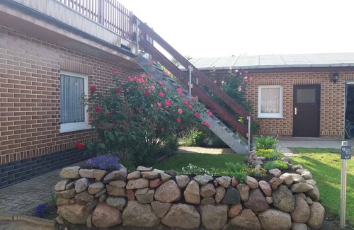 Usedom Apartment | Studio with barbecue in the garden