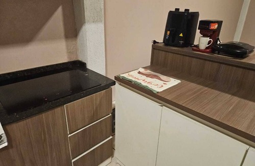 Gravatai Apartment | Studio with balcony, 500m from city hall.