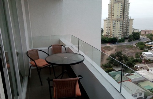 Concon Apartment | Studio with direct sea view and 2 bedrooms and fitness room, WiFi in Concón
