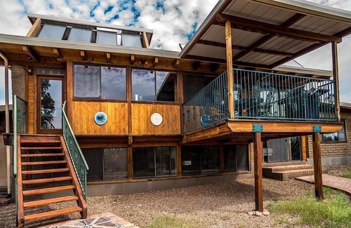 Tucson Estates House | Stunning 4BR Solar Home Next to Saguaro National Park with Hot Tub Patio