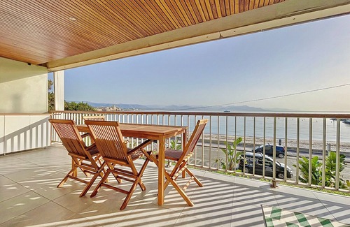 Cap-d'Antibes Apartment | Stunning Air-Conditioned Apartment with Sea View, Parking, and Terrace in Antibes