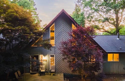 Woodfin House | Stunning Asheville Home w/Hot Tub, Pool Table, Sleeps 12, 6 Miles from Downtown