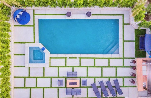 Desert Hot Springs House | Stunning Backyard, Pool & HotTub, Gameroom, BBQ