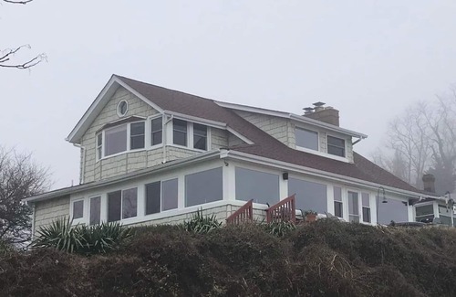 Port Republic House | Stunning Chesapeake view from almost ever room, private 15 home community beach, fossils, 450 pier