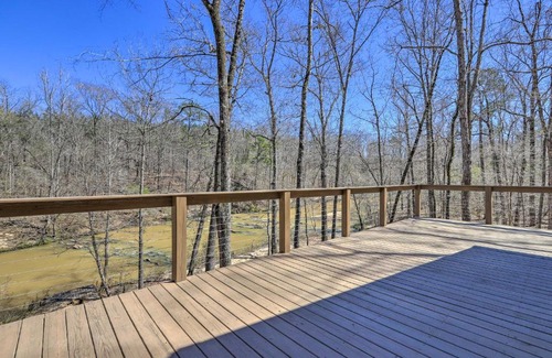 Howard House | Stunning Culloden Cabin with Deck and Creek View!