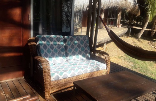 Chiriqui House | Stunning glass villa with bamboo post & beam roofs , an amazing view!
