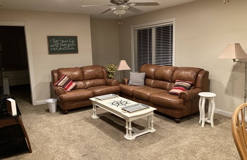 Angola House | Stunning home with huge game room plenty of space for relaxing and fun.Sleeps 14