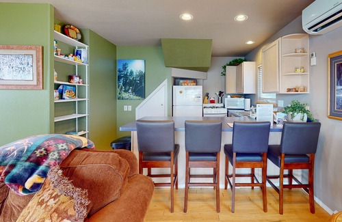 Pagosa Springs House | Stunning lake house with dock, firepit, grill, canoes, & mountain views