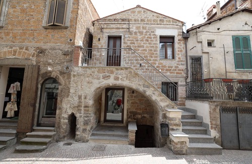Blera House | Stunning Loggetta in front of the Town Hall, super equipped {TOP in Blera}