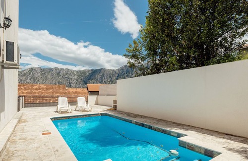 Prcanj Apartment | Stunning Mountain and Sea Views With Pool & Private Terrace in Kotor Bay