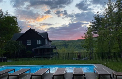 New Paltz House | Stunning Mountain Views, Pool, NEW Hot Tub and Sauna