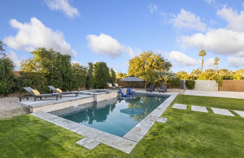 Bermuda Dunes House | Stunning Oasis w/Resort Style Pool, Patio & Game Room