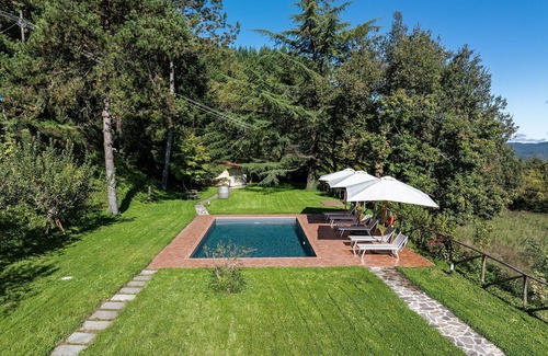 Lucolena Villa | Stunning private villa with private pool, WIFI, TV, patio, panoramic view, close to Greve In Chianti