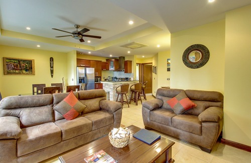 Playa Langosta Apartment | Stunning Resort Escape with Ocean Views, Shared Pool, WiFi, & AC - Near Beach