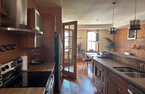 Wabasha Condo | Stunning river view loft in Wabasha near Eagle Center