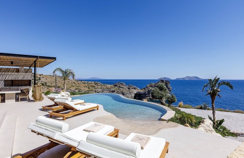 Vizari Villa | Stunning sea views, access to a private cove, hot tub!