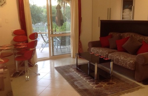 Pizzo Apartment | Stunning Studio holiday apartment for 3 on resort, close to beach with 2 pools