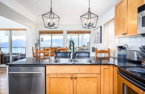 Central Okanagan Cottage | Stunning View at our Gorgeous Cottage Retreat with 3 Decks! Licensed.