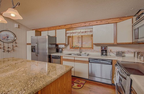 Valley Creek Run House | Stunning views, cabin with 2 master suites, large deck, wood burning fireplace.