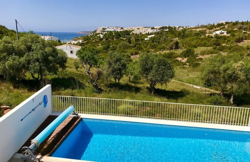 Salema Villa | Stunning Villa with Heated Pool Sea Views and Walk to Beach