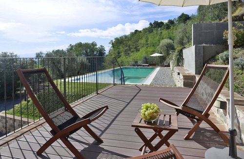 Lucca Villa | Stunning villa with A/C, WIFI, private pool, TV, patio, panoramic view and parking, close to Lu.
