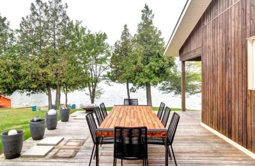 Leeds and the Thousand Islands House | Stunning waterfront escape with European flair