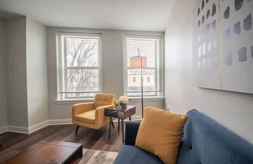 Champaign Apartment | Stylish 1 BR/1BA at The Inman - 206