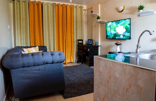 Kisumu Apartment | STYLISH 1BR APARTMENT IN KISUMU: FAST WI-FI, NETFLIX, SECURE PARKING