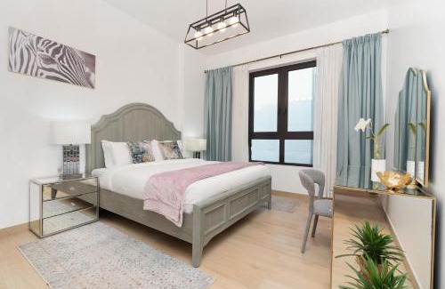 Dubai Apartment | Stylish 1BR Apartment in La Mer Dubai with Balcony and Partial Marina Views