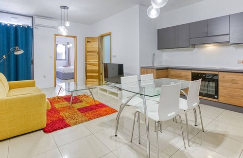 St. Andrew's Apartment | Stylish 1BR home with full amenities in Swieqi!