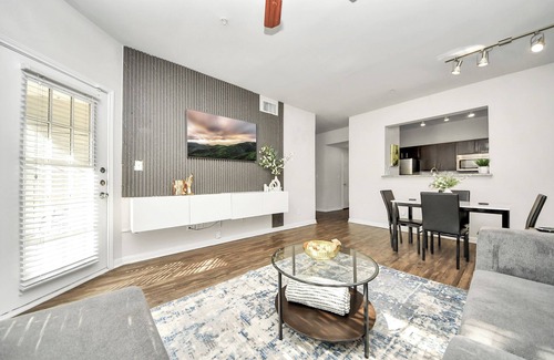 South Central Houston Apartment | Stylish 3 Bd W/Pool & Gym NRG Rodeo HTX Med Centr