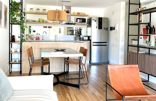 Olivos Apartment | Stylish apartment by river with pool & grill