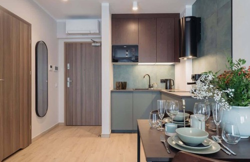 Piasek Połnoc Apartment | Stylish apartment with free SPA access in Krakow