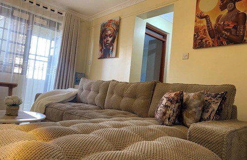 Nairobi Apartment | Stylish charm with warm neutrals in vibrant Nairobi