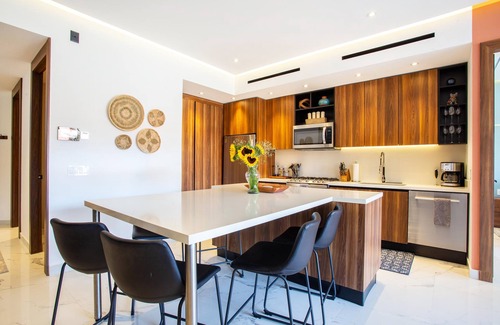 Emiliano Zapata Condo | Stylish condo in Romatic Zone, rooftop pool, gym, hot tub