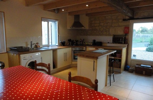 Bribaudon House | Stylish Family Friendly Gite, Village Location, with Shared Pool & Games Barn