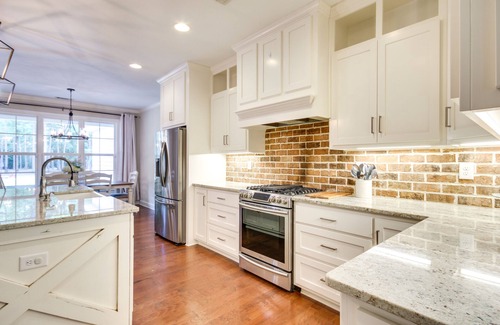 Peach Orchard House | Stylish Hephzibah Home w/Fire Pit & Theater Room!