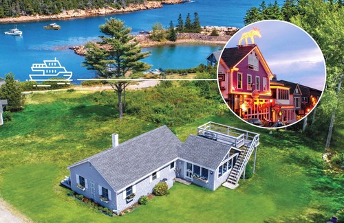 Birch Harbor Cottage | Stylish ocean-view home on Acadia's Schoodic Loop