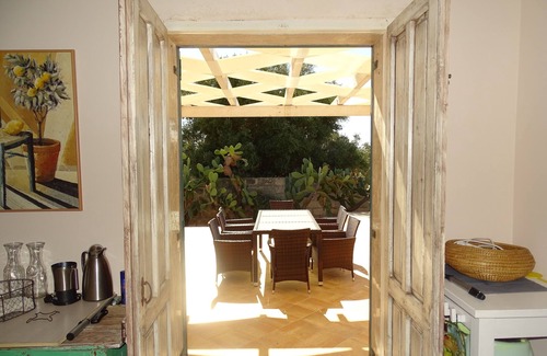San Pietro in Bevagna House | Stylish villa with beautiful views from the roof terrace over olive groves to the sea