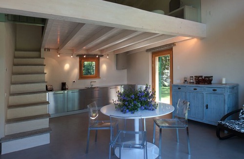 Poppino House | Stylishly furnished 3½-room house in a residence with pool and dream view