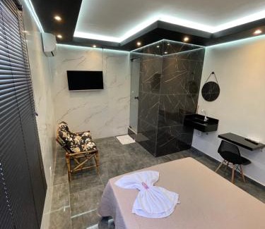Centro Apartment | Suíte Silver 204 com ar condicionado