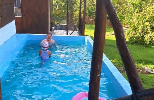 Cave Cabin | Suga Mill Farm, mountains view cabins with private plunge pool.