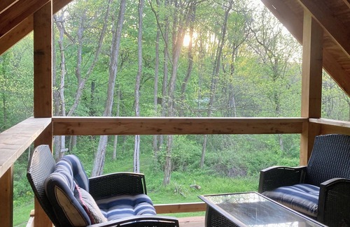 Waveland Cabin | Sugar Creek Cabin w/Nordic spa bordering 2 state parks!