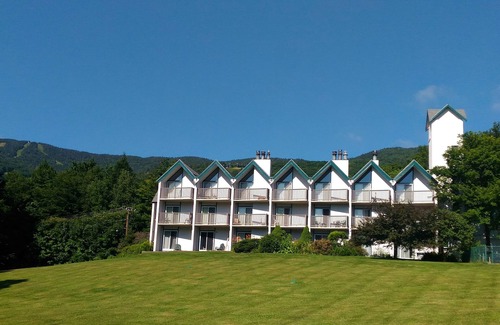 Waitsfield Condo | Sugarbush Mt Ellen Slope-side Condo with fireplace, pool, hot tub, sauna