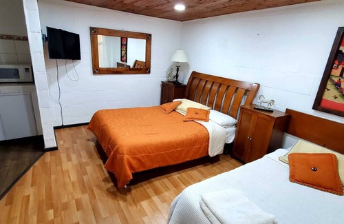 Cogua Bed & Breakfast | Suite 1 with a wonderful view of the Neusa reservoir